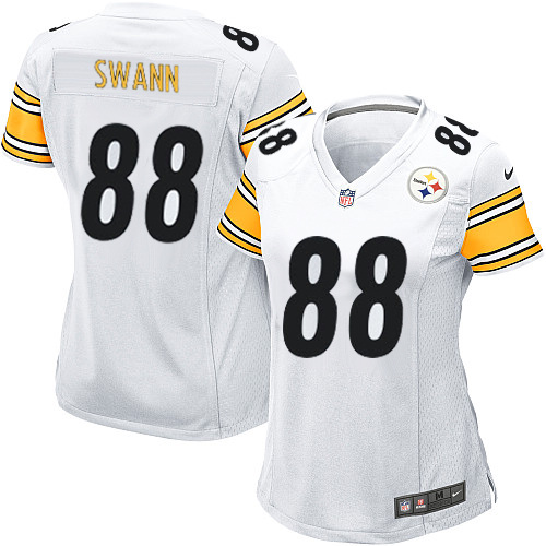 Women's Game Lynn Swann Nike Jersey White Road - #88 NFL Pittsburgh Steelers